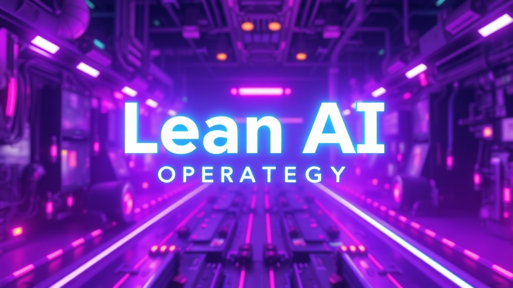 Chiến lược vận hành Lean AI: Cách doanh nghiệp quy mô 3 người có thể xử lý khối lượng công việc của 30 người?