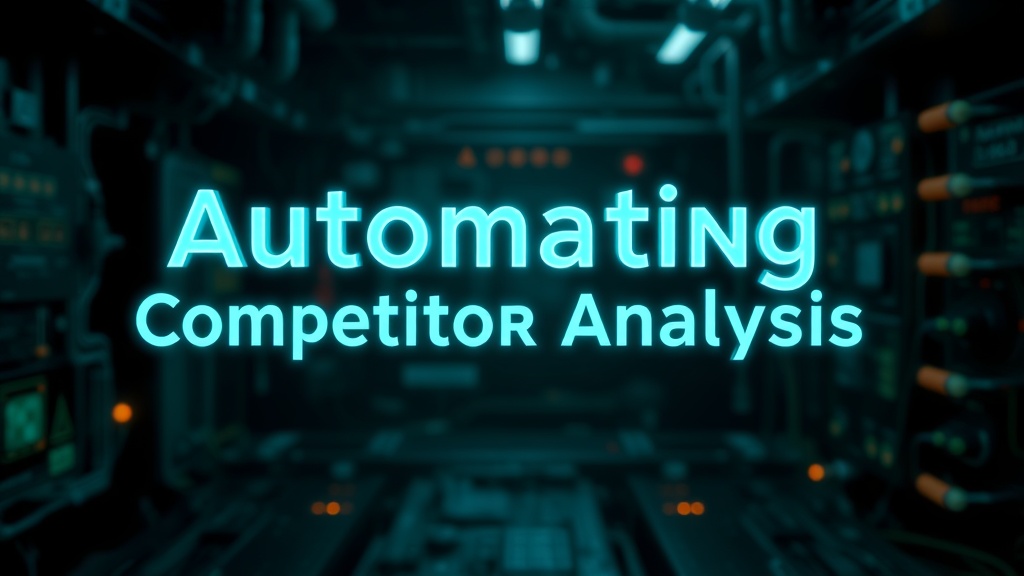 Automated Competitive Analysis System: The 2026 Practical Guide