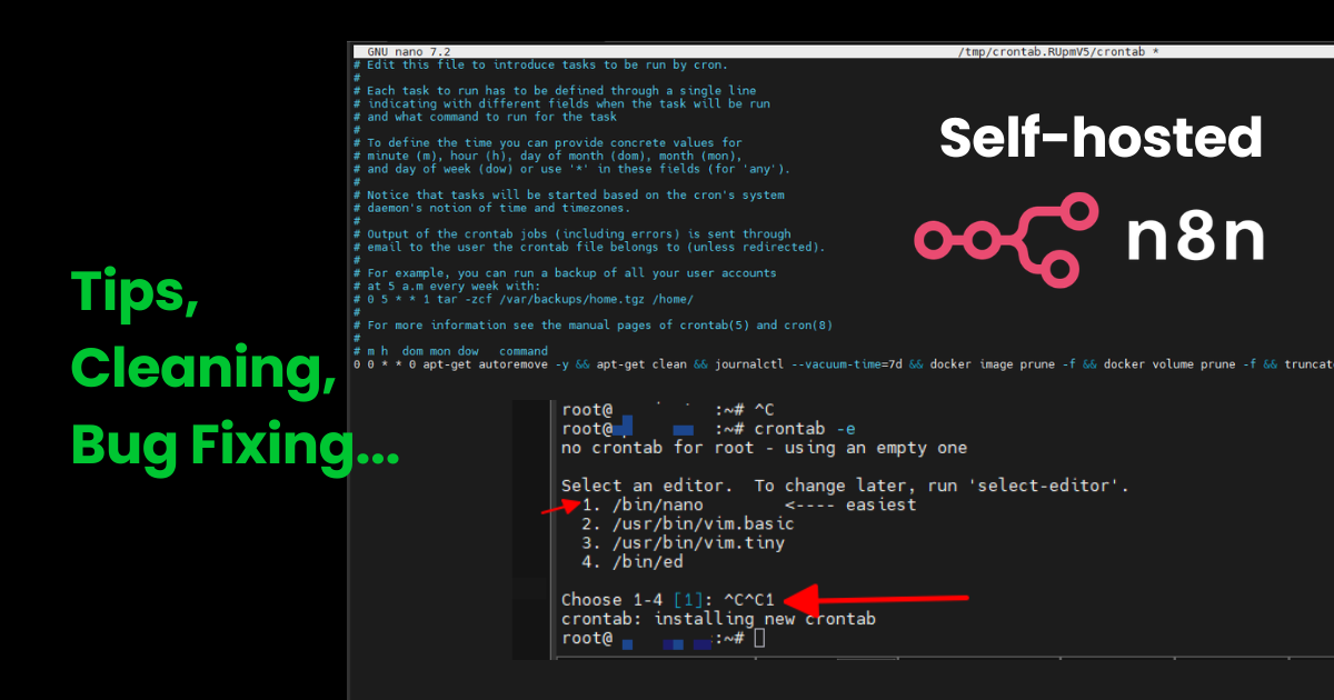 Optimization Tips, Auto-Cleanup & Real-World Troubleshooting for n8n Self-hosted